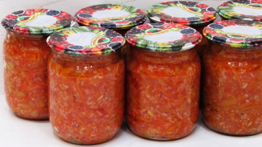 Сніданок туриста на зиму салат з рисом і овочами без оцту швидко просто і смачно