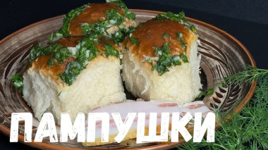 Пампушки до борщу смачні ароматні і легкі в приготуванні домашній рецепт